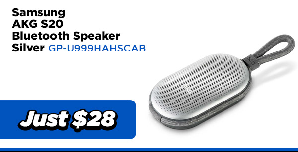 Samsung SPEAKERS GP-U999HAHSCAB AKG S20 SPEAKERS- SILVER   $28.00